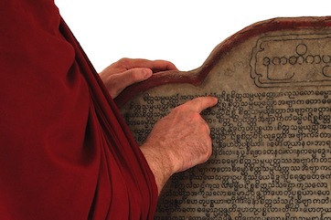 Planca de mármol Quinto Concilio Buddhista