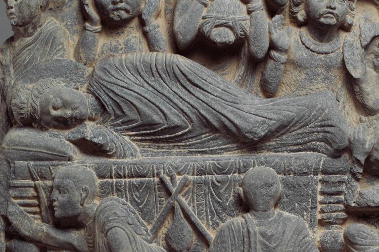 La Muerte del Buddha - Siglo III EC - The Metropolitan Museum of Art