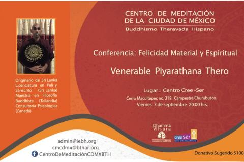 Conferencia “Felicidad Material y Espiritual”