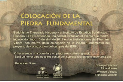 Evento colocación de la piedra fundamental del campus del IEBH